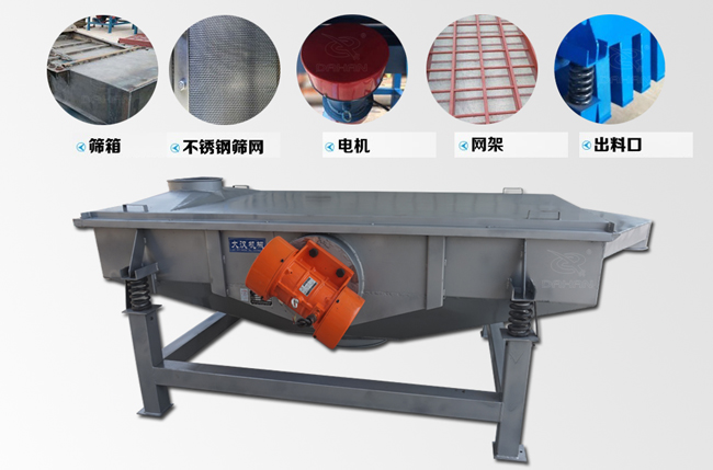 525直線振動篩結構 525直線振動篩結構